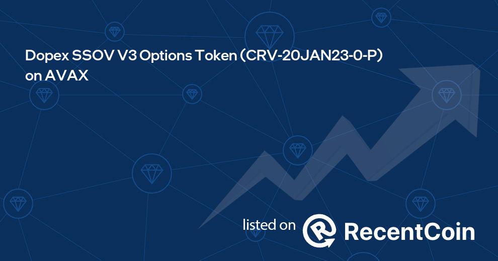 CRV-20JAN23-0-P coin