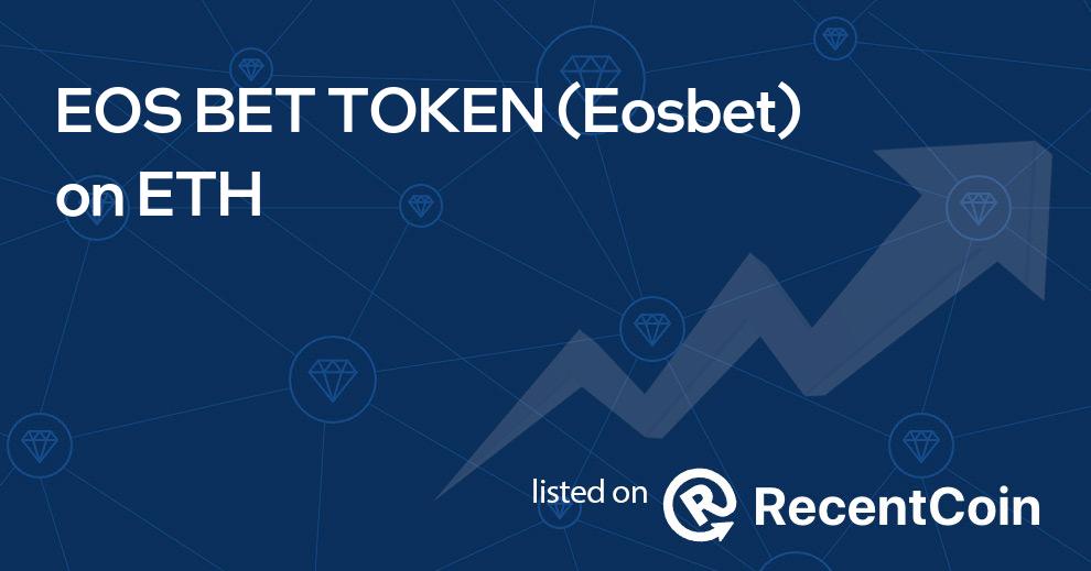 Eosbet coin