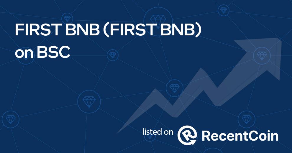 FIRST BNB coin