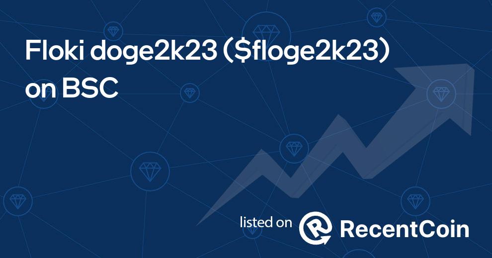 $floge2k23 coin