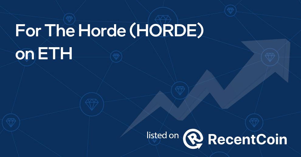 HORDE coin