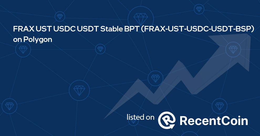 FRAX-UST-USDC-USDT-BSP coin