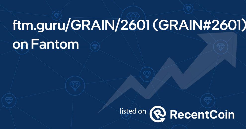 GRAIN#2601 coin