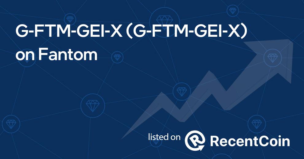 G-FTM-GEI-X coin