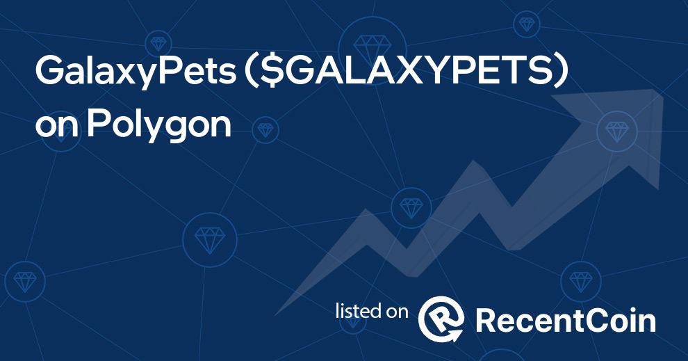 $GALAXYPETS coin