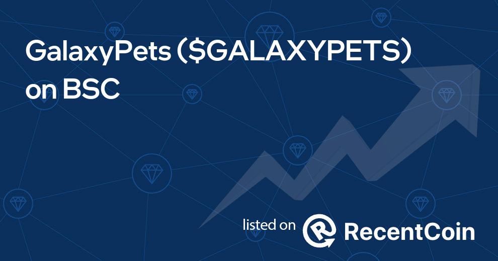 $GALAXYPETS coin