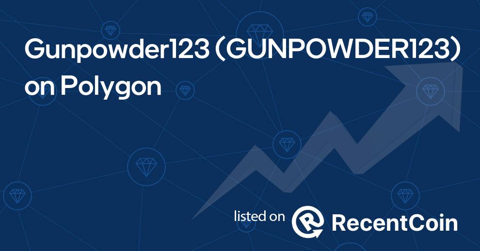 GUNPOWDER123 coin