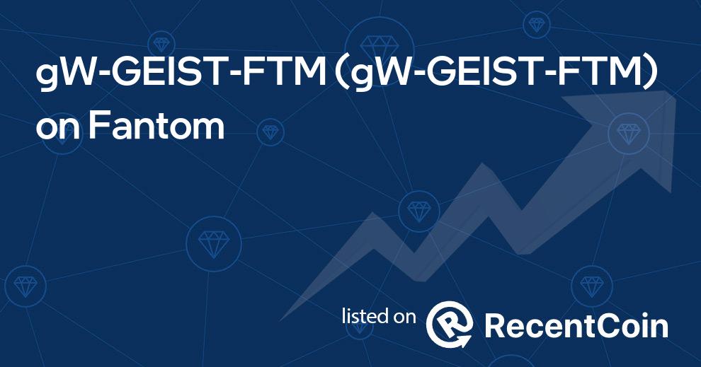 gW-GEIST-FTM coin
