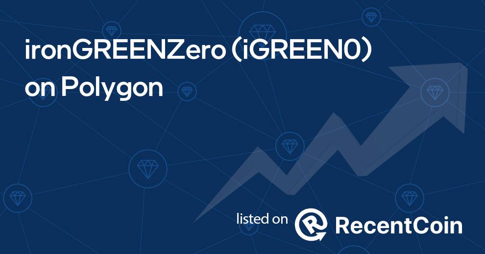 iGREEN0 coin