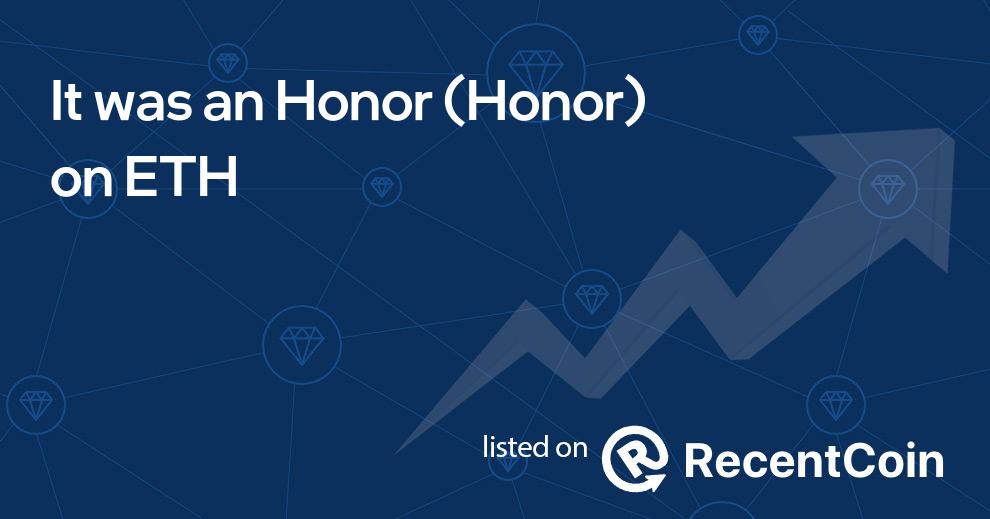 Honor coin