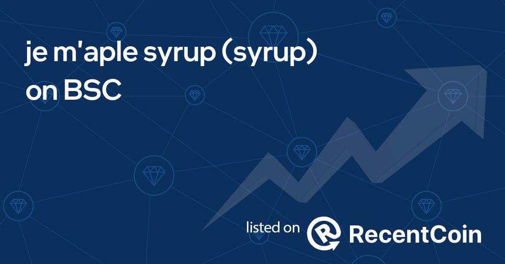 syrup coin