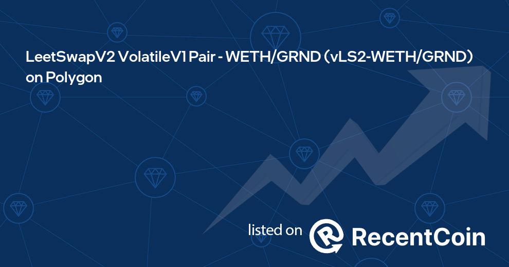 vLS2-WETH/GRND coin