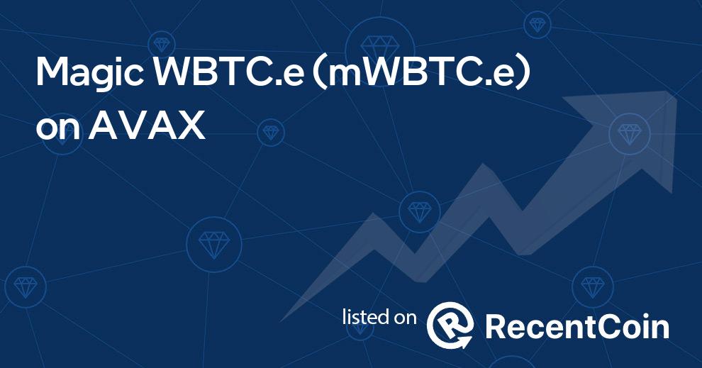 mWBTC.e coin