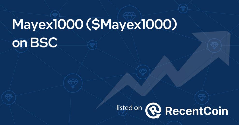 $Mayex1000 coin