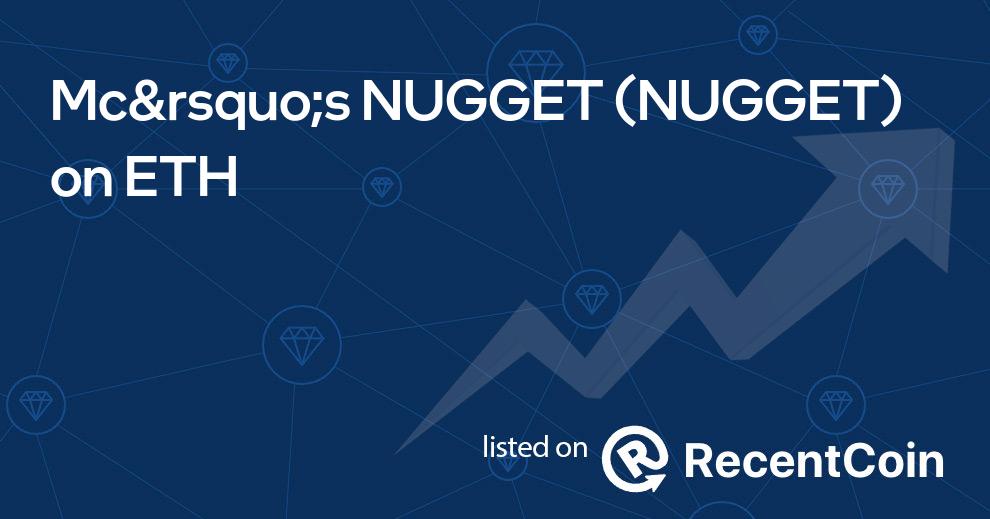 NUGGET coin