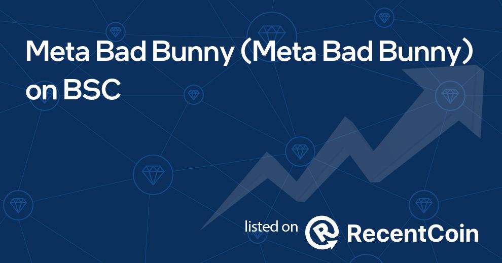 Meta Bad Bunny coin