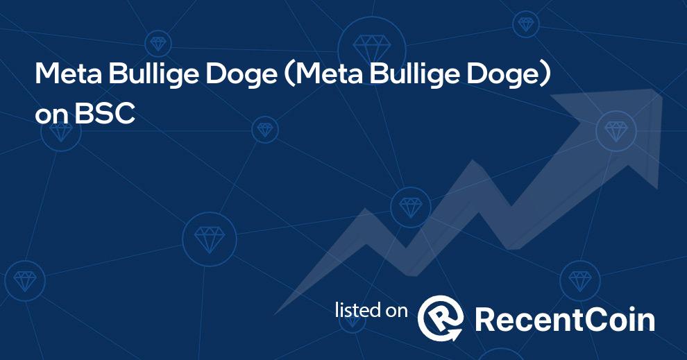 Meta Bullige Doge coin