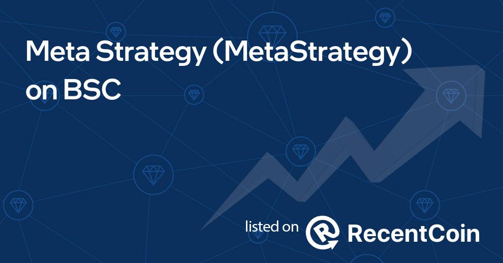 MetaStrategy coin