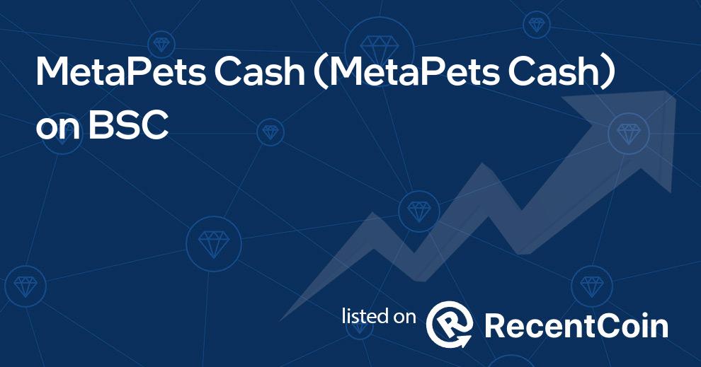 MetaPets Cash coin