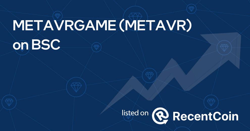 METAVR coin