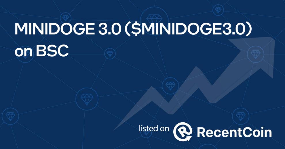 $MINIDOGE3.0 coin