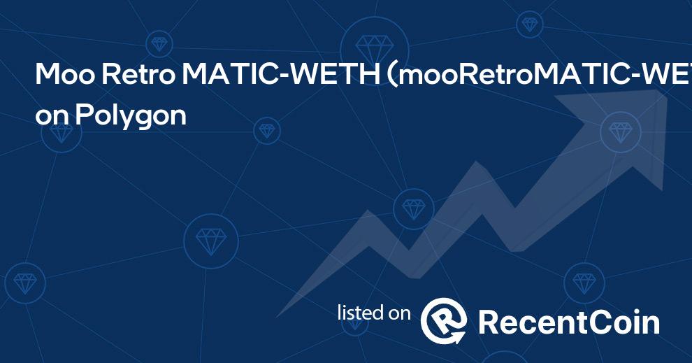 mooRetroMATIC-WETH coin