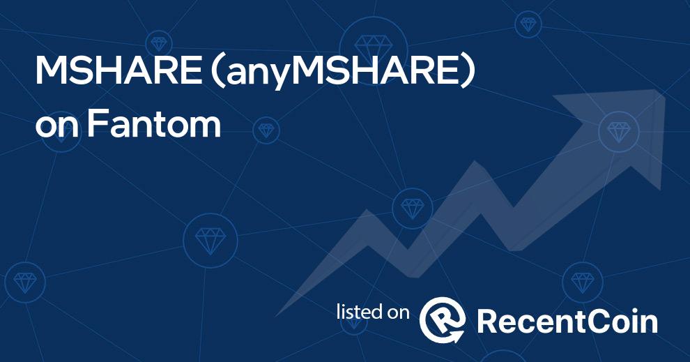anyMSHARE coin