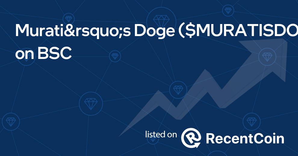 $MURATISDOGE coin