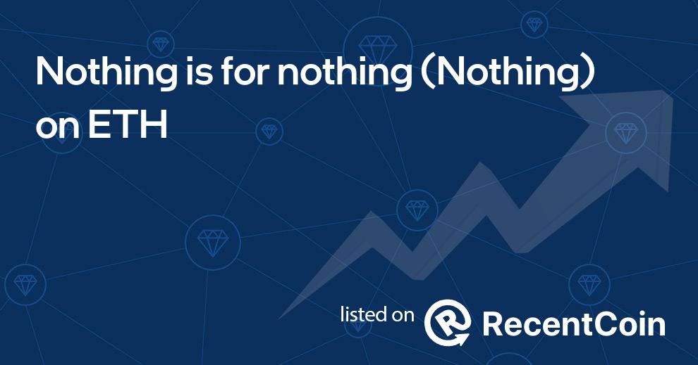 Nothing coin