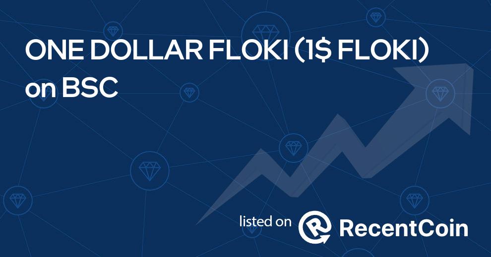 1$ FLOKI coin