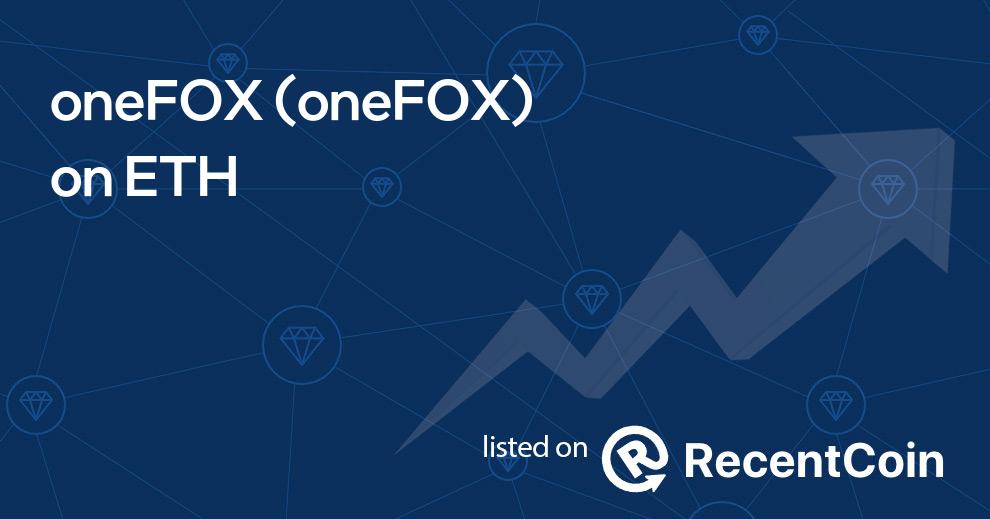 oneFOX coin