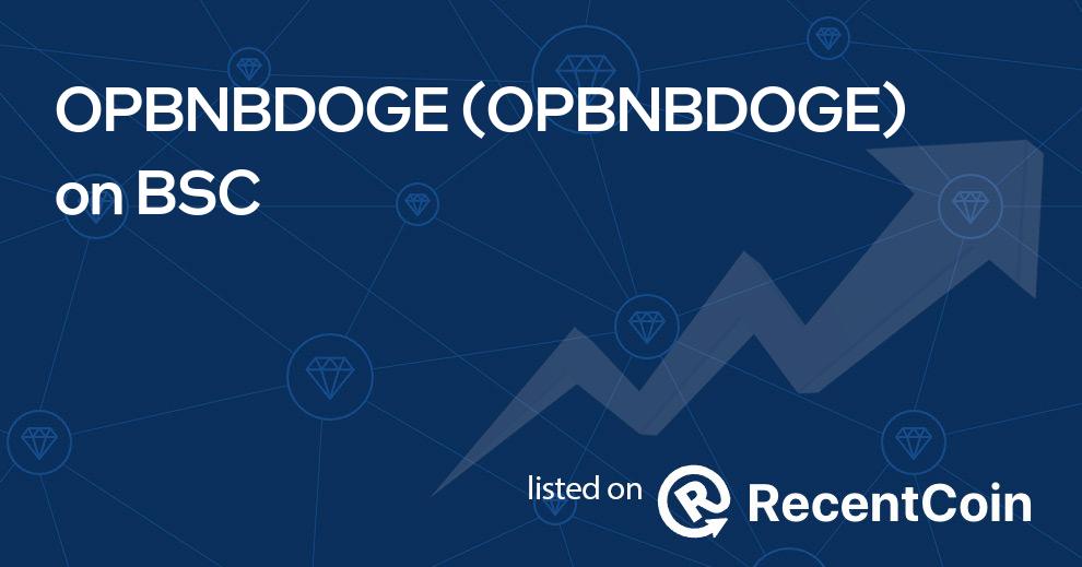 OPBNBDOGE coin