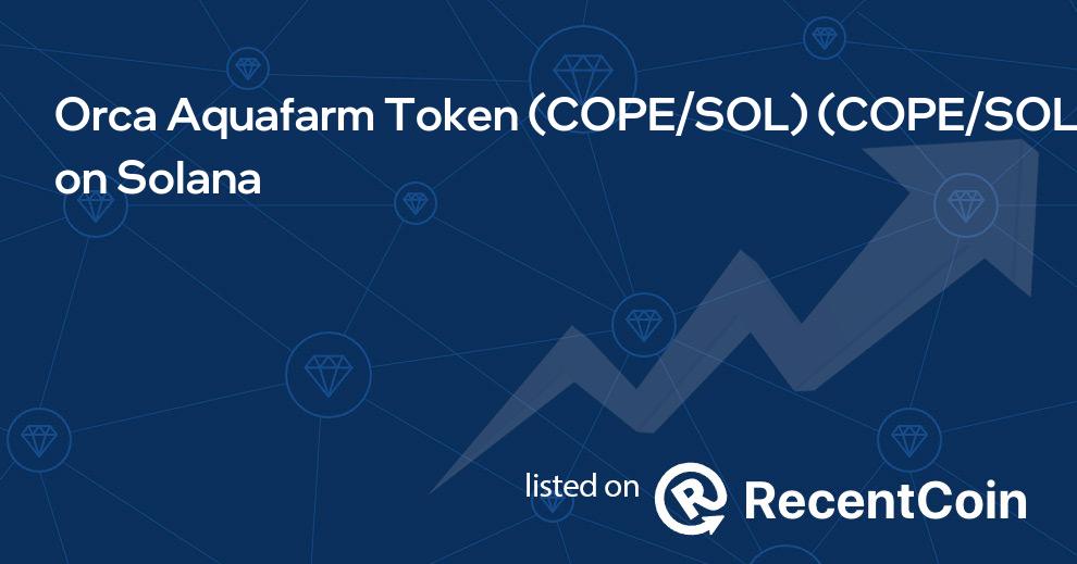 COPE/SOL coin