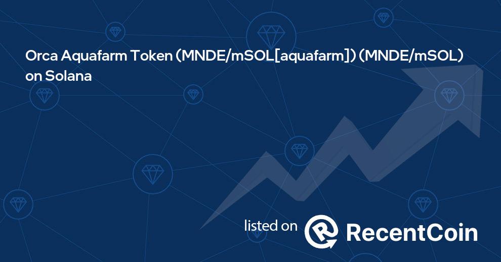 MNDE/mSOL coin