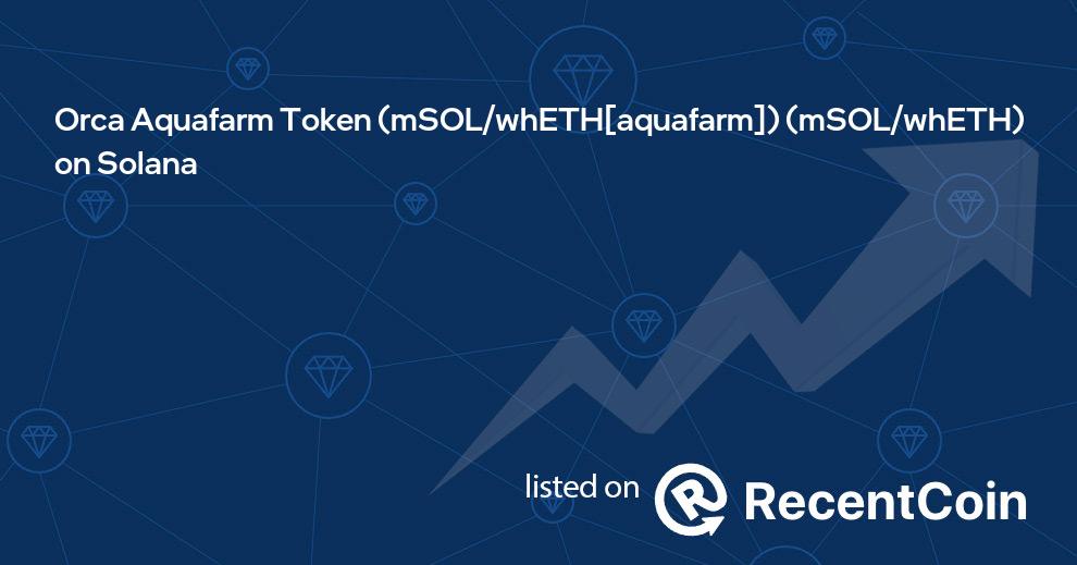 mSOL/whETH coin