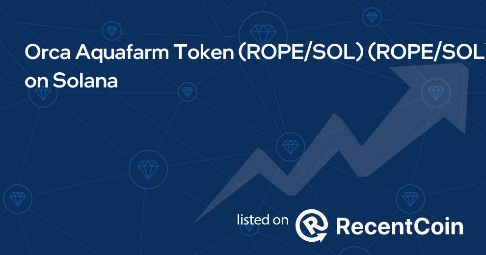 ROPE/SOL coin