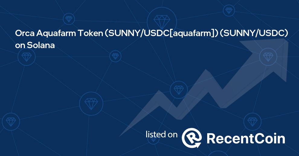 SUNNY/USDC coin