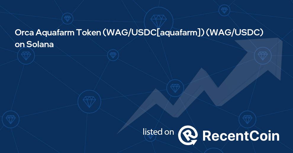WAG/USDC coin