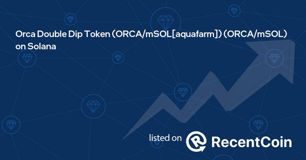 ORCA/mSOL coin