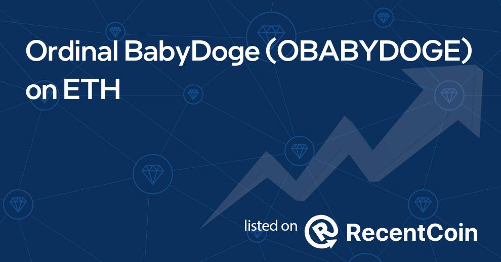 OBABYDOGE coin