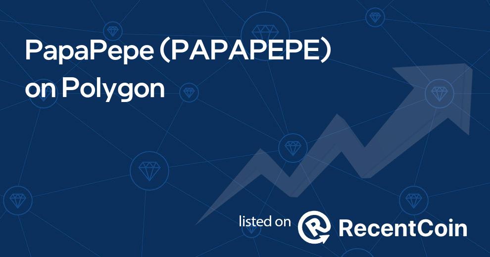 PAPAPEPE coin