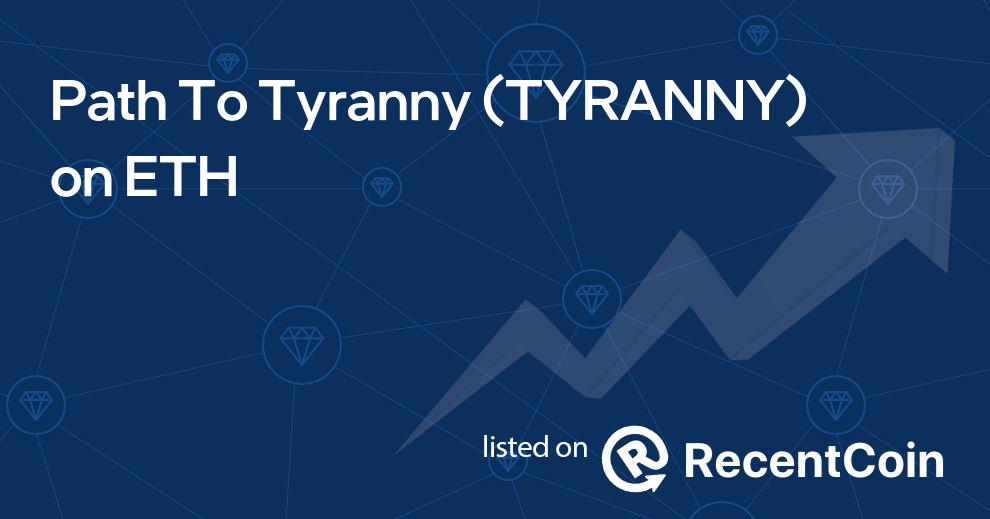 TYRANNY coin