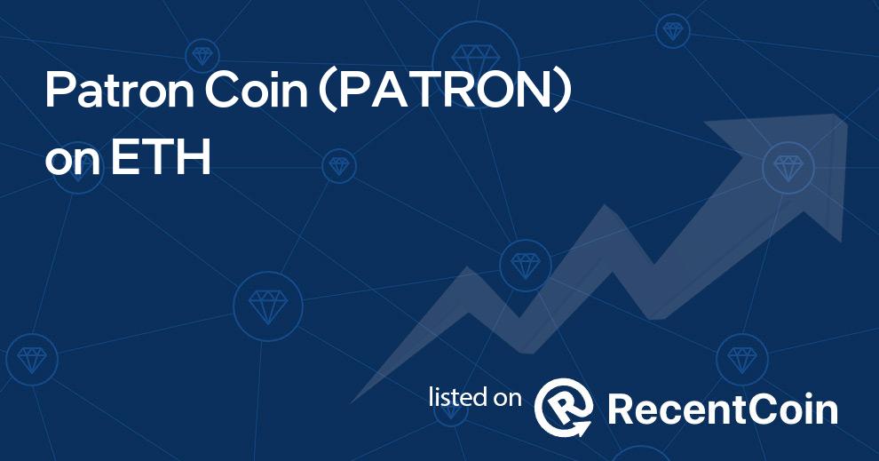 PATRON coin