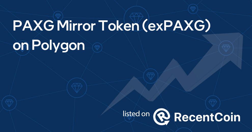 exPAXG coin