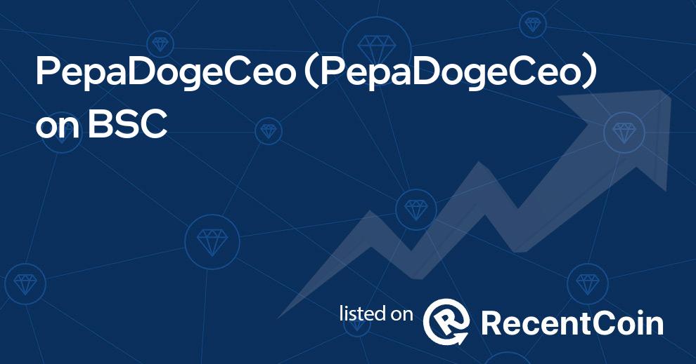 PepaDogeCeo coin