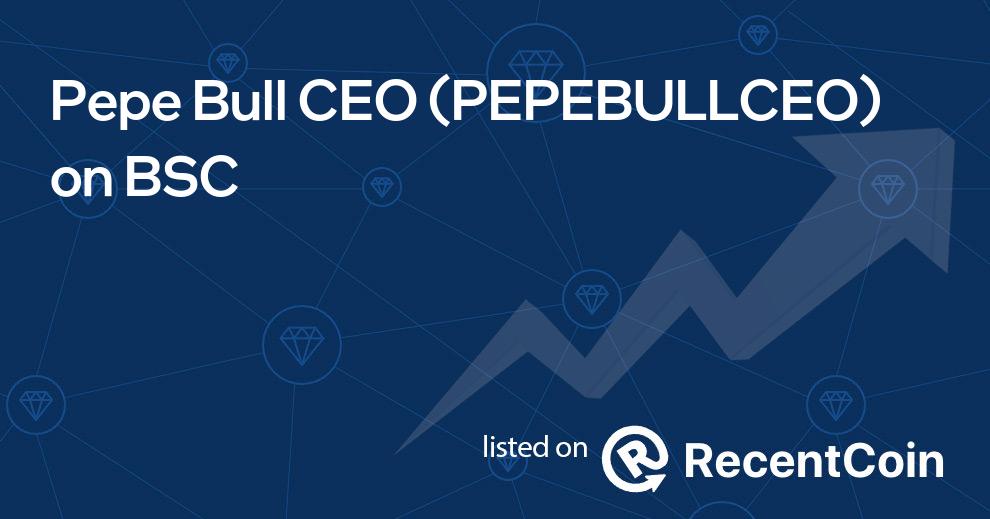 PEPEBULLCEO coin