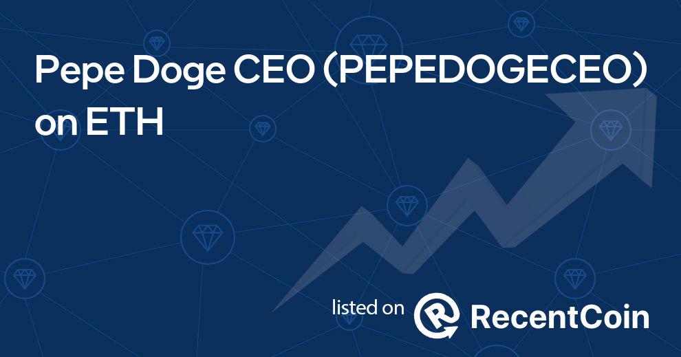 PEPEDOGECEO coin