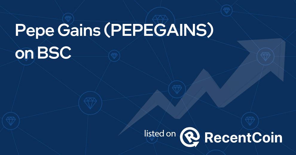 PEPEGAINS coin