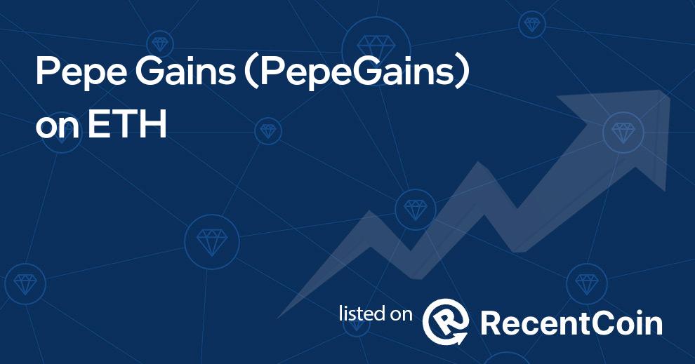 PepeGains coin