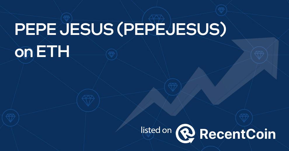 PEPEJESUS coin